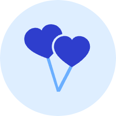 Heart Balloon Icon from Kameleon Duo Set