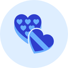 Heart Gift Icon from Kameleon Duo Set