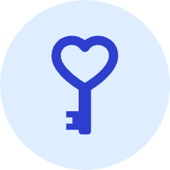 Heart Key Icon from Kameleon Duo Set