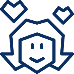 IN Love Icon from Cyber Line Set