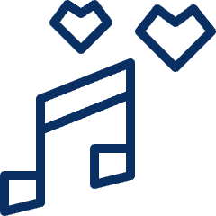 Love Music Icon from Cyber Line Set