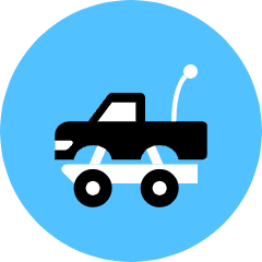 Radio Car Icon from Kameleon Pop Set