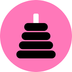 Stacking Rings Icon from Kameleon Pop Set