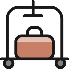 Room Service Cart 1 Icon from Ultimate Colors Set