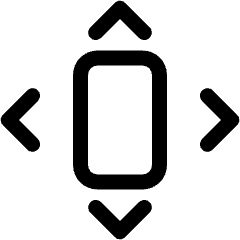 Phone Expand 1 Icon from Ultimate Regular Set