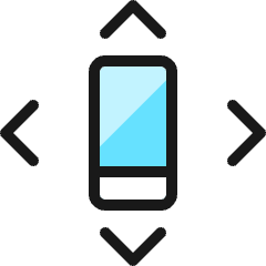 Phone Expand 1 Icon from Ultimate Colors Set