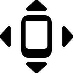 Phone Expand 1 Icon from Ultimate Bold Set