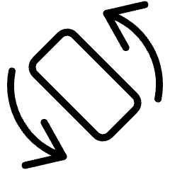 Phone Rotate 1 Icon from Ultimate Light Set