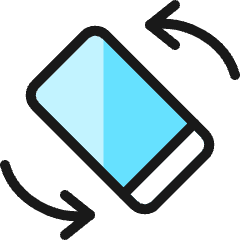 Phone Rotate 2 Icon from Ultimate Colors Set