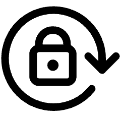 Screen Orientation Lock 1 Icon from Ultimate Regular Set