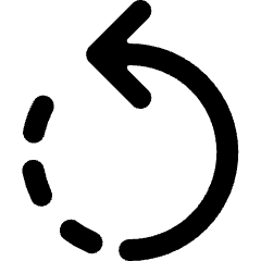 Rotate Back Icon from Ultimate Bold Set