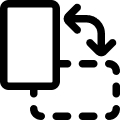 Rotate Horizontal Icon from Ultimate Regular Set