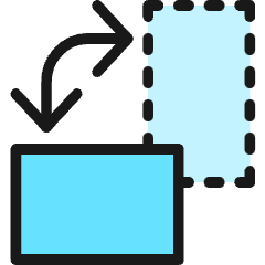 Rotate Vertical Icon from Ultimate Colors Set