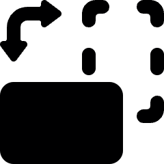 Rotate Vertical Icon from Ultimate Bold Set