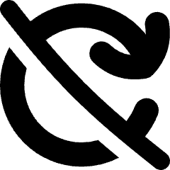Arrow Update Disable Icon from Flex Solid Set