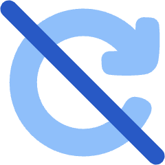 Arrow Update Disable Icon from Plump Flat Set