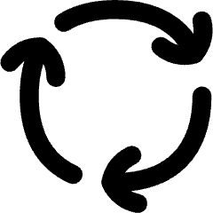 Arrows Cycle Icon from Flex Remix Set