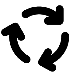 Arrows Cycle Icon from Core Solid Set