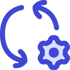 Arrows Sync Settings Icon from Flex Duo Set