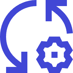 Arrows Sync Settings Icon from Sharp Duo Set