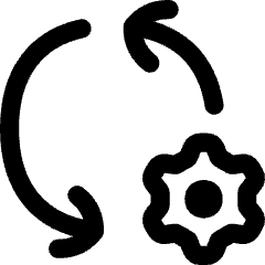 Arrows Sync Settings Icon from Flex Line Set