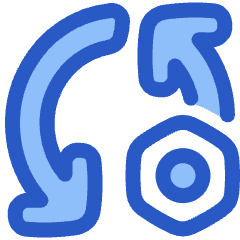 Arrows Sync Settings Nut Icon from Plump Duo Set