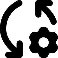 Arrows Sync Settings Icon from Core Solid Set