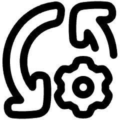 Arrows Sync Settings Icon from Plump Line Set