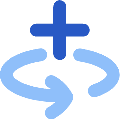 Line Arrow Rotate All Axis Left Icon from Flex Flat Set