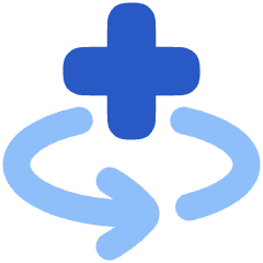 Line Arrow Rotate All Axis Left Icon from Plump Flat Set