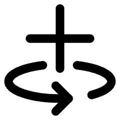 Line Arrow Rotate All Axis Left Icon from Core Line Set
