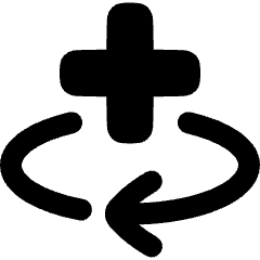 Line Arrow Rotate All Axis Right Icon from Plump Remix Set