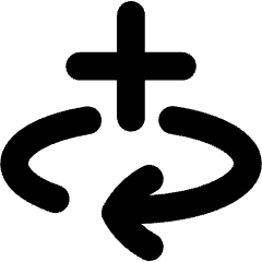 Line Arrow Rotate All Axis Right Icon from Flex Solid Set