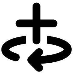 Line Arrow Rotate All Axis Right Icon from Core Solid Set