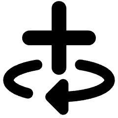 Line Arrow Rotate All Axis Right Icon from Core Remix Set