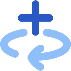 Line Arrow Rotate All Axis Right Icon from Flex Flat Set