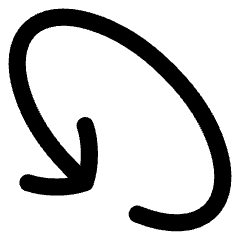 Line Arrow Rotate Diagonal Left 1 Icon from Flex Line Set