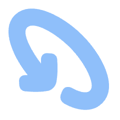Line Arrow Rotate Diagonal Left 1 Icon from Plump Flat Set
