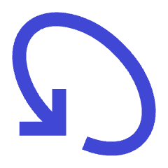 Line Arrow Rotate Diagonal Left 1 Icon from Sharp Duo Set