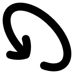 Line Arrow Rotate Diagonal Left 1 Icon from Flex Solid Set