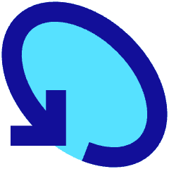 Line Arrow Rotate Diagonal Left 1 Icon from Sharp Pop Set