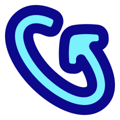Line Arrow Rotate Diagonal Left 2 Icon from Plump Pop Set