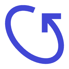 Line Arrow Rotate Diagonal Left 2 Icon from Sharp Duo Set