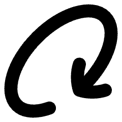Line Arrow Rotate Diagonal Right 2 Icon from Flex Solid Set