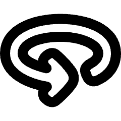 Line Arrow Rotate Horizontal Left Icon from Plump Remix Set