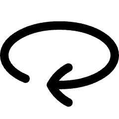 Line Arrow Rotate Horizontal Right Icon from Flex Line Set