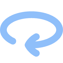 Line Arrow Rotate Horizontal Right Icon from Flex Flat Set