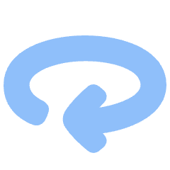 Line Arrow Rotate Horizontal Right Icon from Plump Flat Set