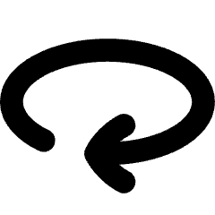 Line Arrow Rotate Horizontal Right Icon from Flex Solid Set