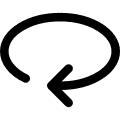 Line Arrow Rotate Horizontal Right Icon from Core Line Set